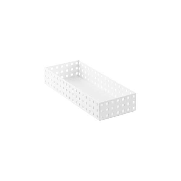 like-it Bricks 13-3/4" Medium Short Bin White