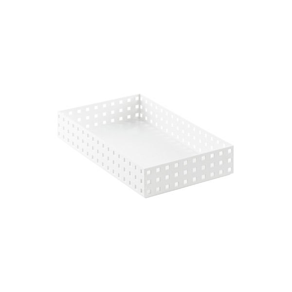 like-it Bricks 13-3/4" Wide Short Bin White