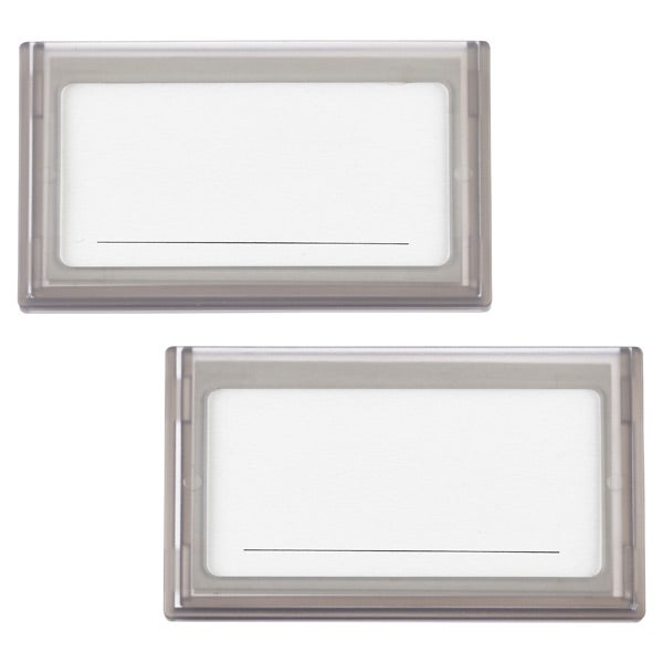 like-it Bricks Label Holder Smoke Pkg/2