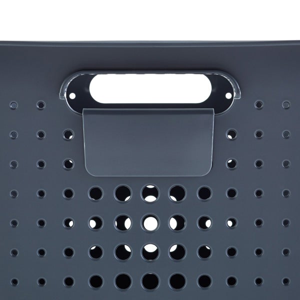 White Nordic Storage Baskets with Handles The Container Store