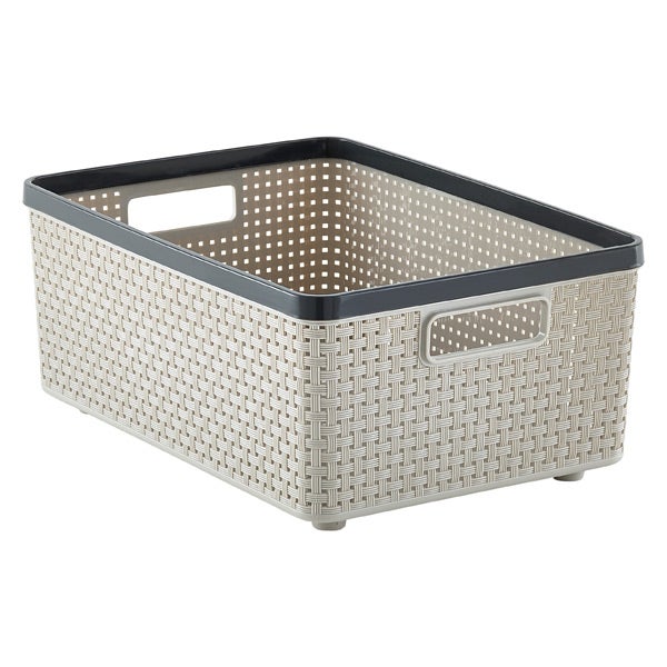 Cottage Woven Storage Bins The Container Store