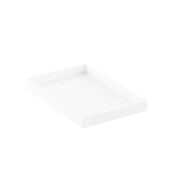 like-it Bricks 8-1/4" Medium Tray White