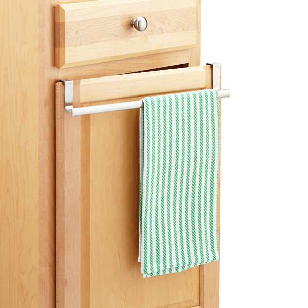 Stainless Steel Expandable Towel Rack | The Container Store