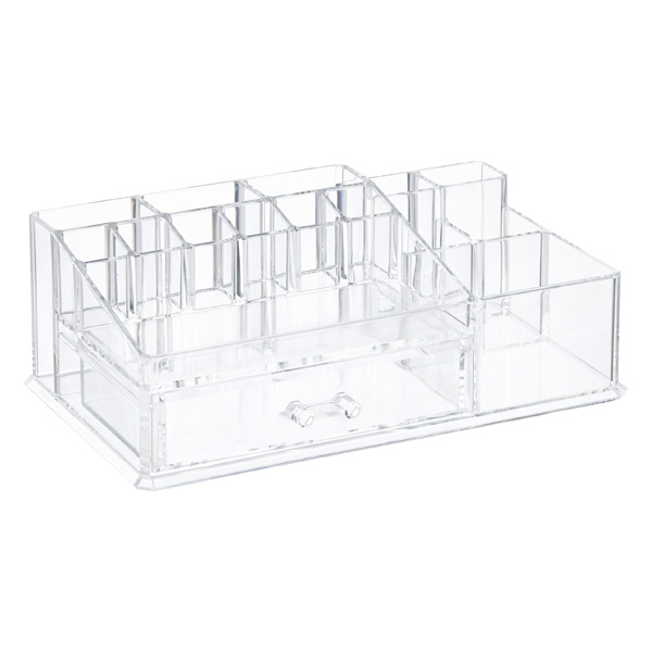 Crystal Cosmetics Stacking Organizer & Drawers | The Container Store