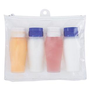 Nydotd 18 Pack Travel Size Plastic Squeeze Bottles for Liquids 30ml/1Oz TSA  Approved Travel Bottles Makeup Toiletry Cosmetic Containers Leak-Proof  Travel Containers with Flip Caps Refillable