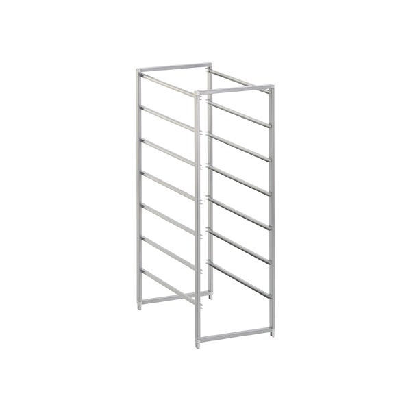 Elfa X-Narrow 7-Runner Cabinet-Sized Frame Platinum