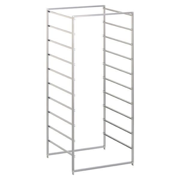 Elfa Medium 10-Runner Cabinet-Sized Frame Platinum