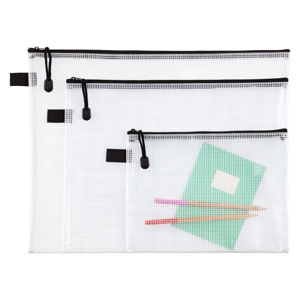 Flat Mesh ZIPPER Pouch 