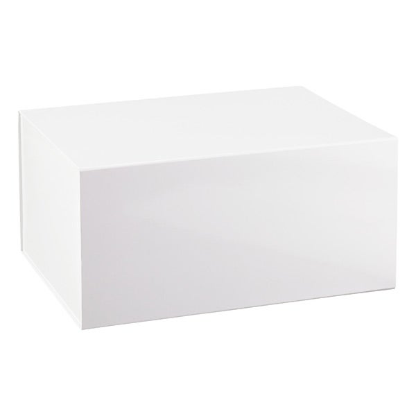 Collapsible Gift Box White Glossy