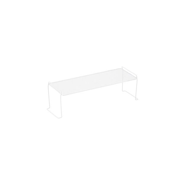 Half-Medium Mesh Stacking Shelf White