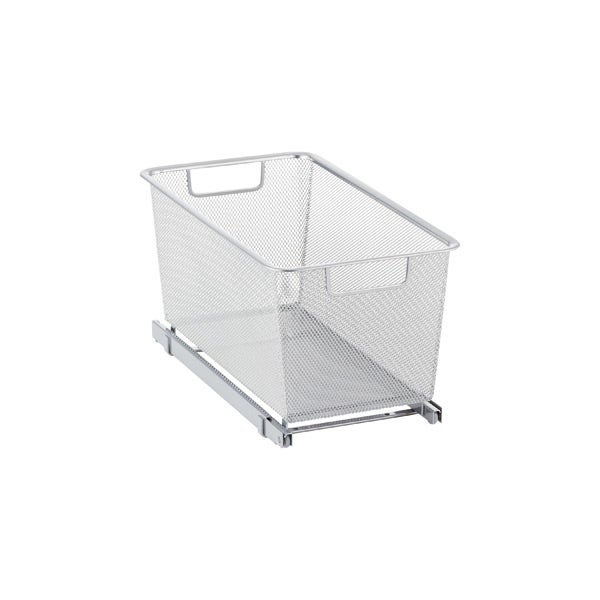 Elfa X-Narrow 2-Runner Cabinet-Sized Easy Glider Platinum
