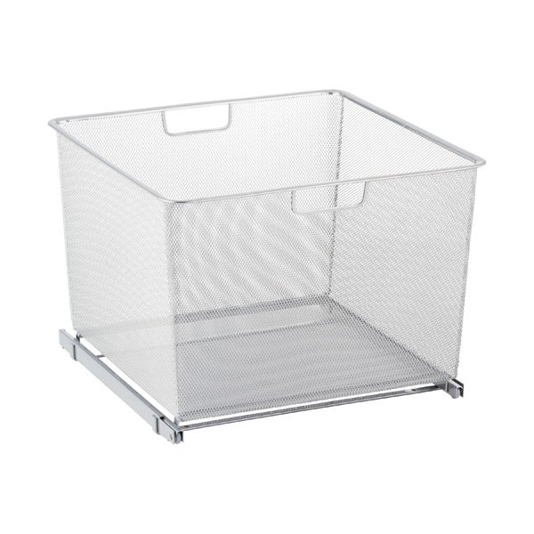 Elfa Medium 3-Runner Cabinet-Sized Easy Glider Platinum