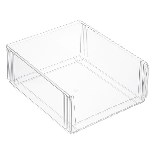 The Container Store Clearline Open Bin Clear