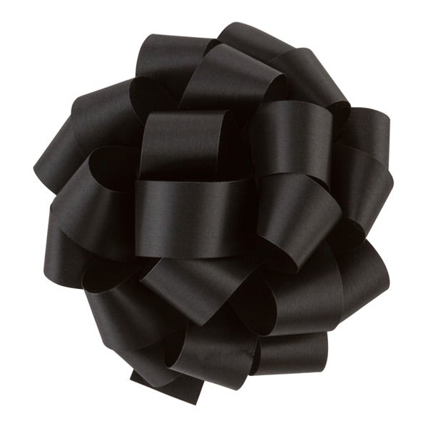 Satin Bow Black
