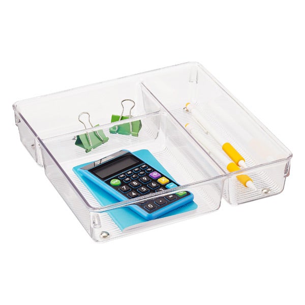 replaced- iDesign Linus 3-Section Drawer Organizer
