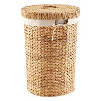Laundry Baskets Hampers Clothes Sorters Round Water Hyacinth Hamper