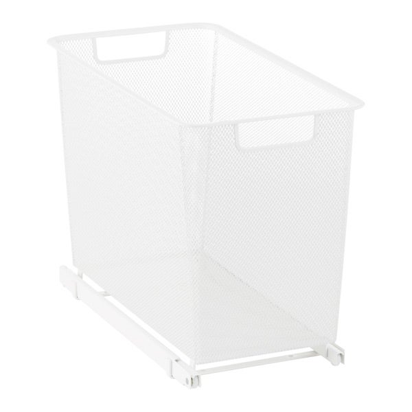 Elfa X-Narrow 3-Runner Cabinet-Sized Mesh Easy Glider White
