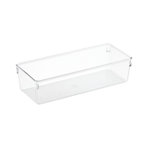 iDESIGN Linus Small Closet Drawer Organizer Clear
