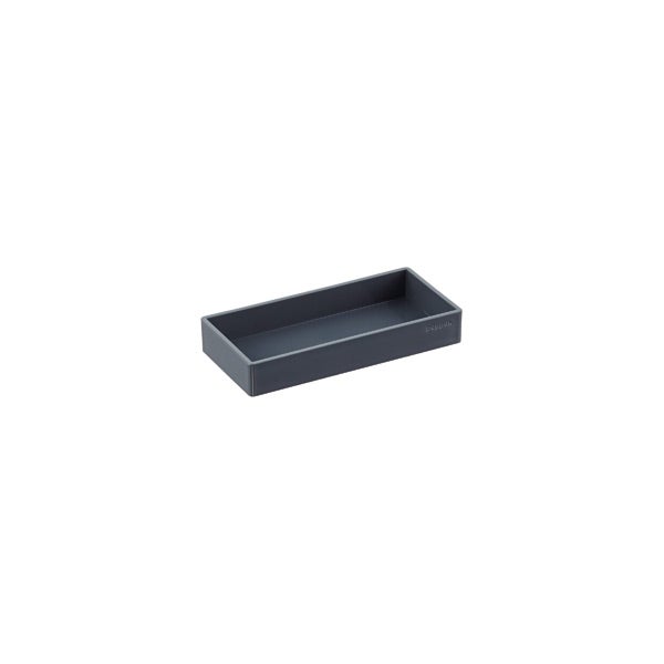 Poppin Small Accessory Tray Dark Grey
