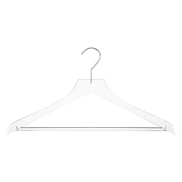 The Container Store Shirt Hanger with Bar Acrylic