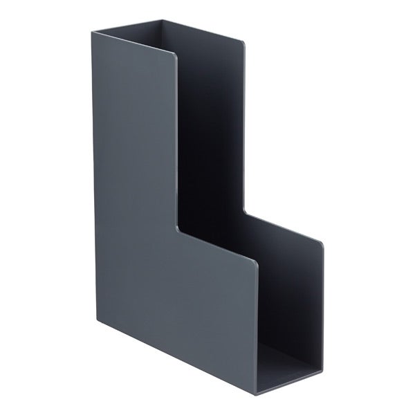 Poppin Magazine Holder Dark Grey