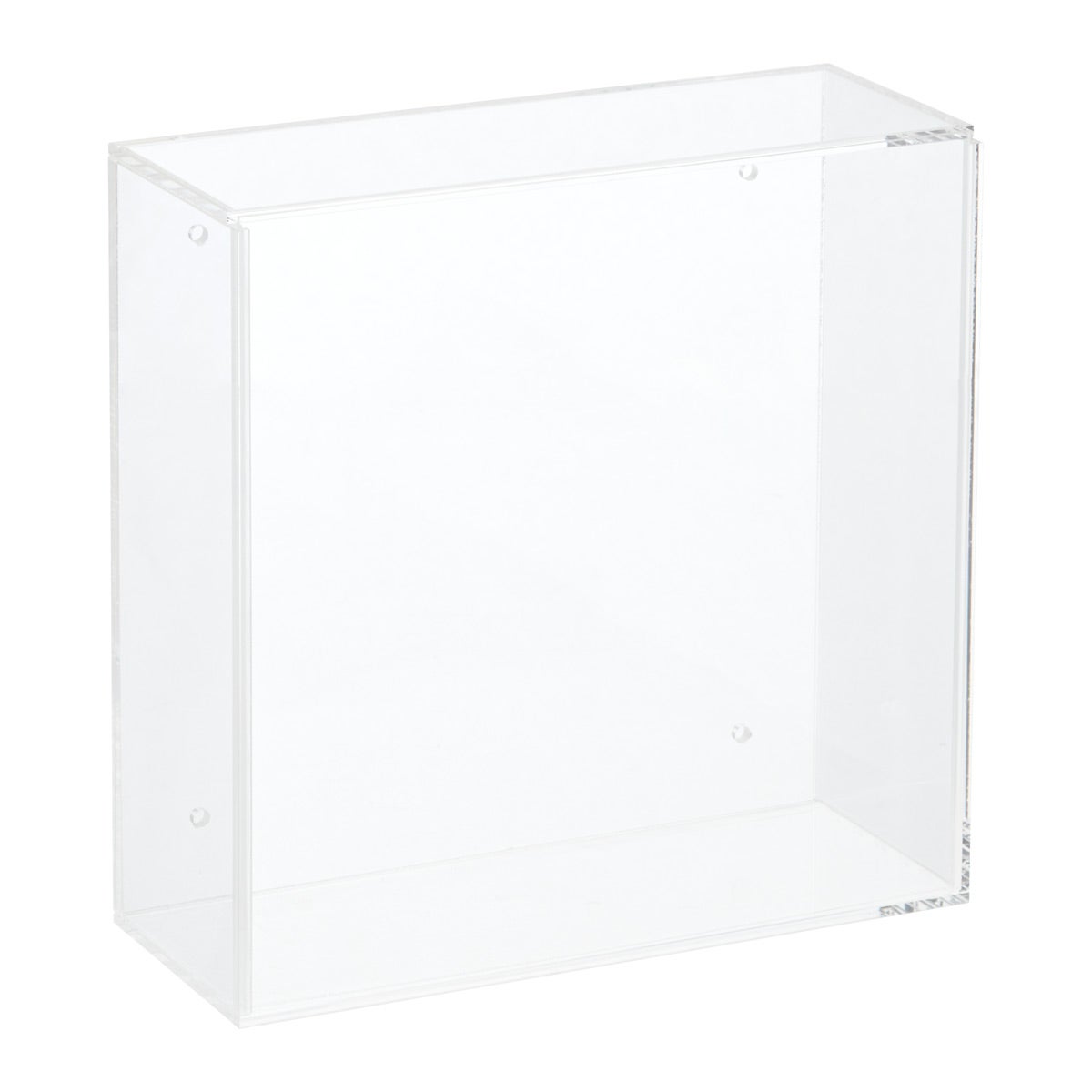 Luxe Acrylic Large Shadow Box Shelf Clear