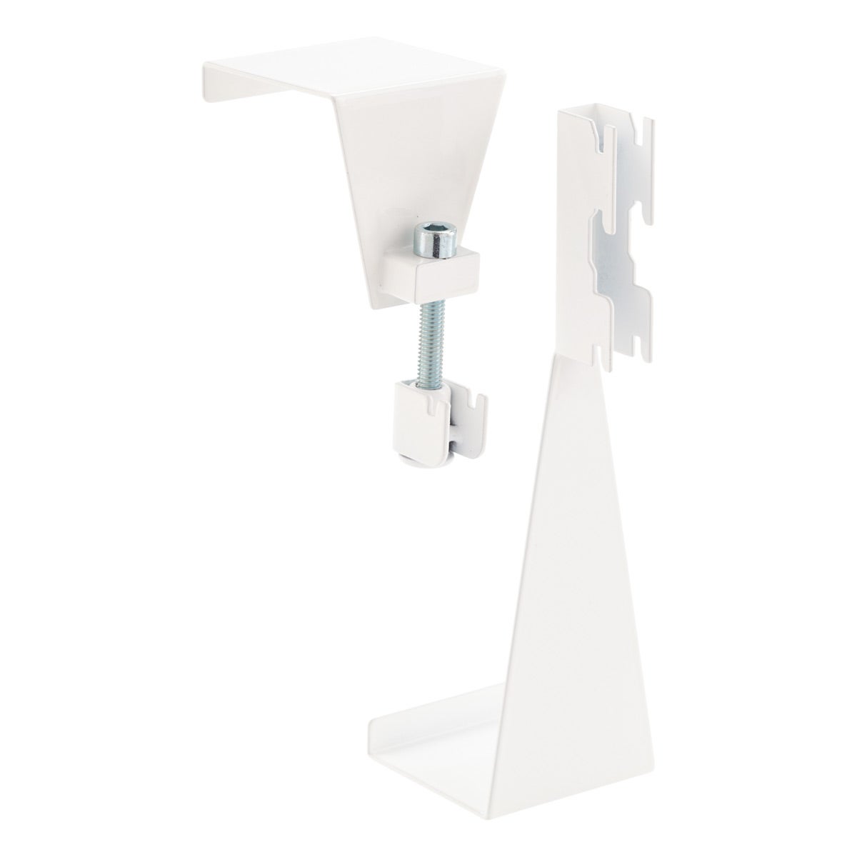Elfa Utility Commercial Overdoor Hooks White Set of 2
