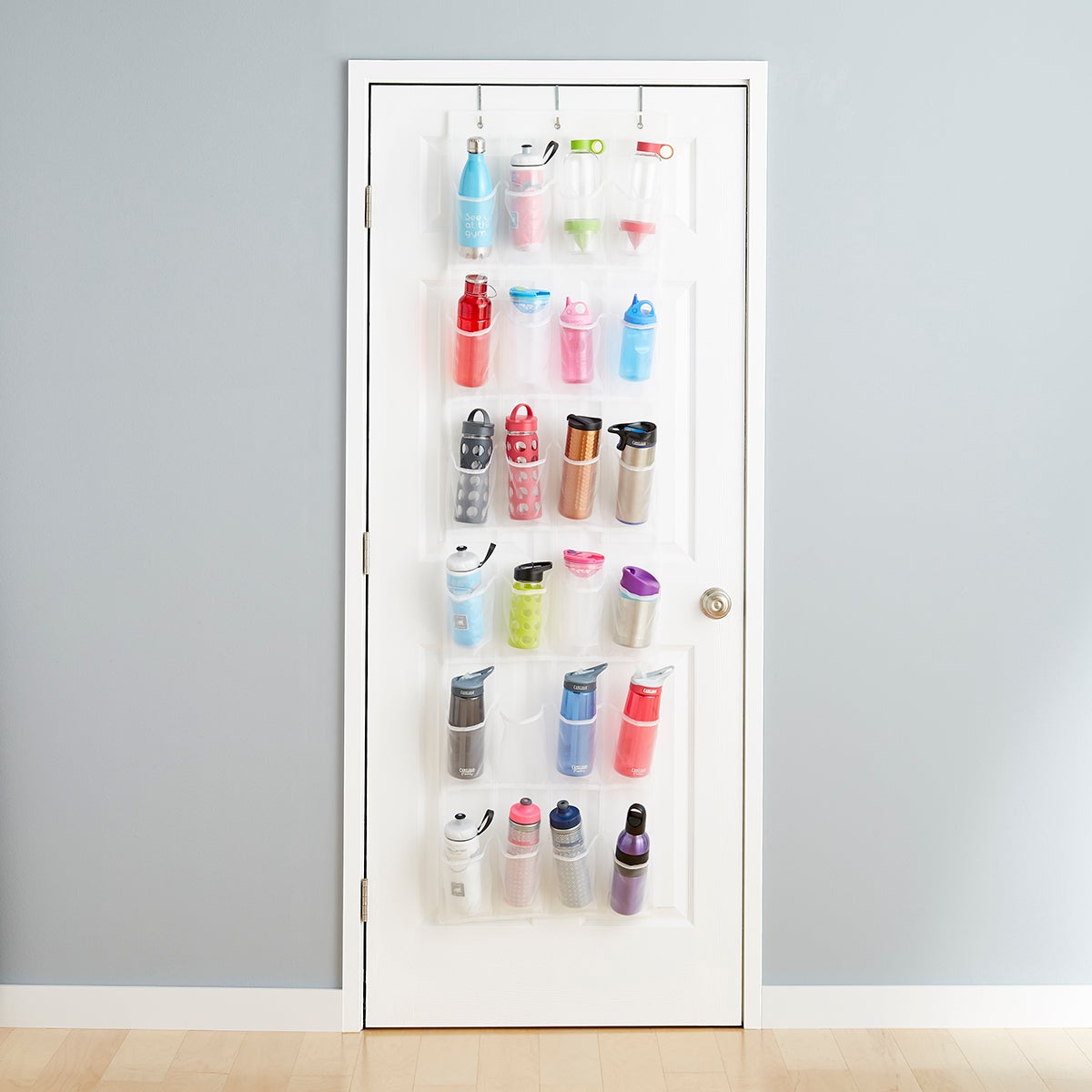 24-Pocket Mesh Over the Door Shoe Bag
