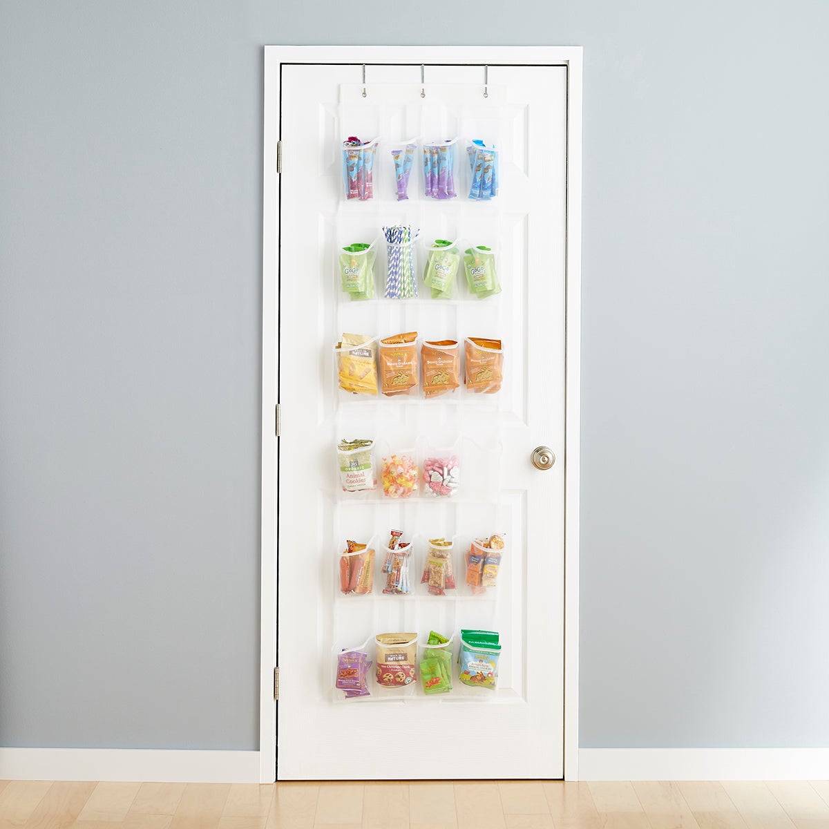 24-Pocket Mesh Over the Door Shoe Bag