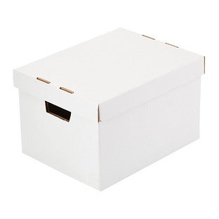 Our Best Box White, 16-1/2 x 12-1/2 x 10-3/4 H | The Container Store