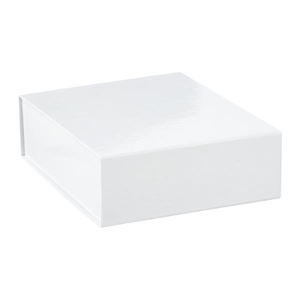 Glossy White Collapsible Gift Boxes