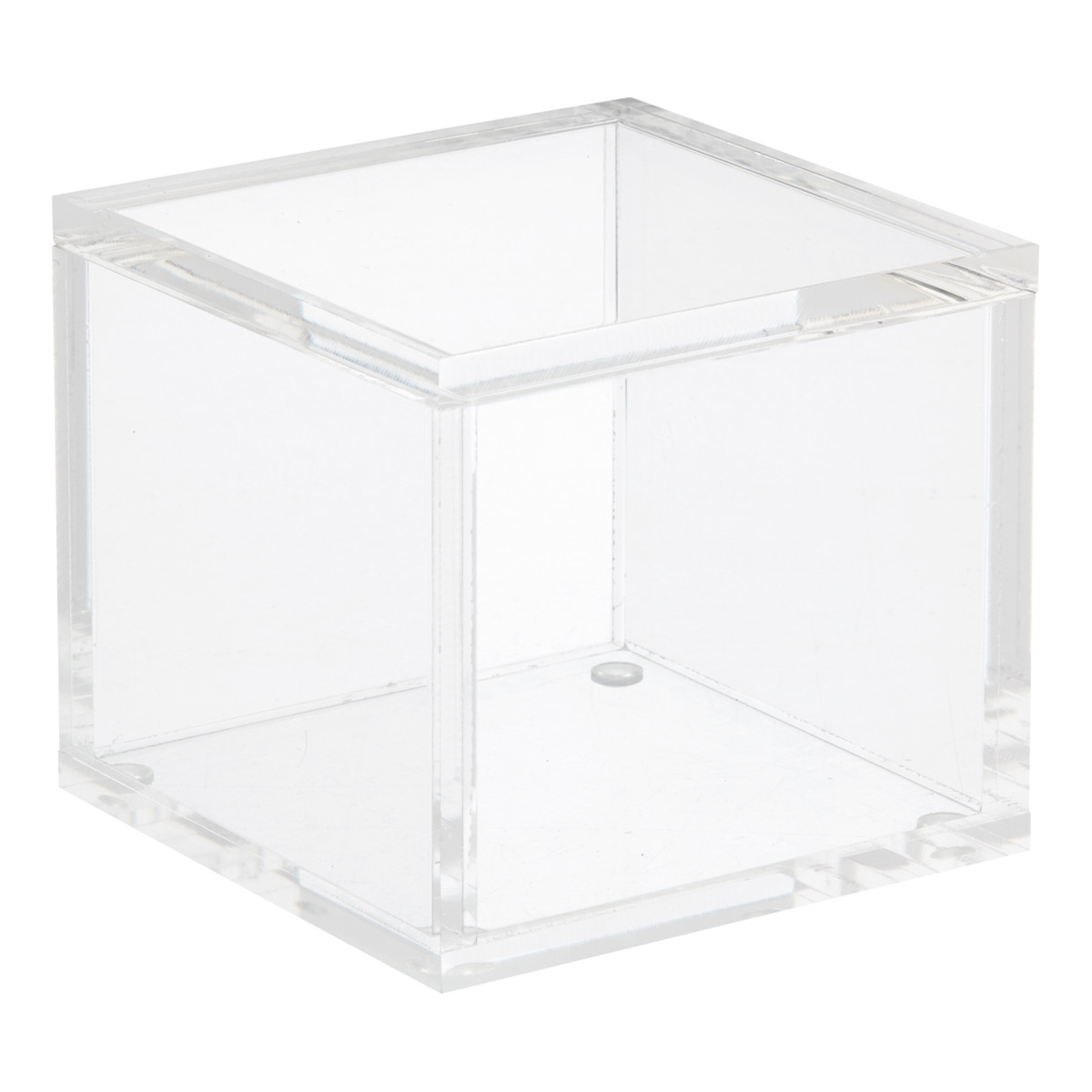 The Container Store Luxe Large Acrylic Storage Box Clear