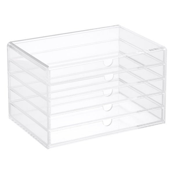 5Drawer Premium Acrylic Accessory Box The Container Store