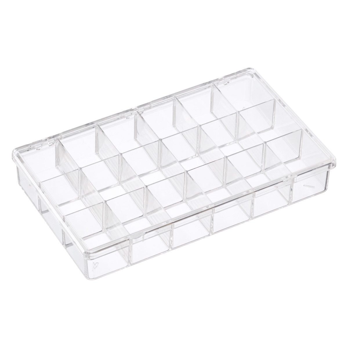 18-Compartment Clear Box | The Container Store