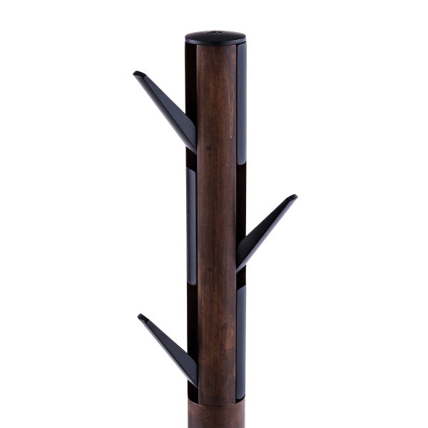 Umbra Walnut Flapper Coat Rack The Container Store