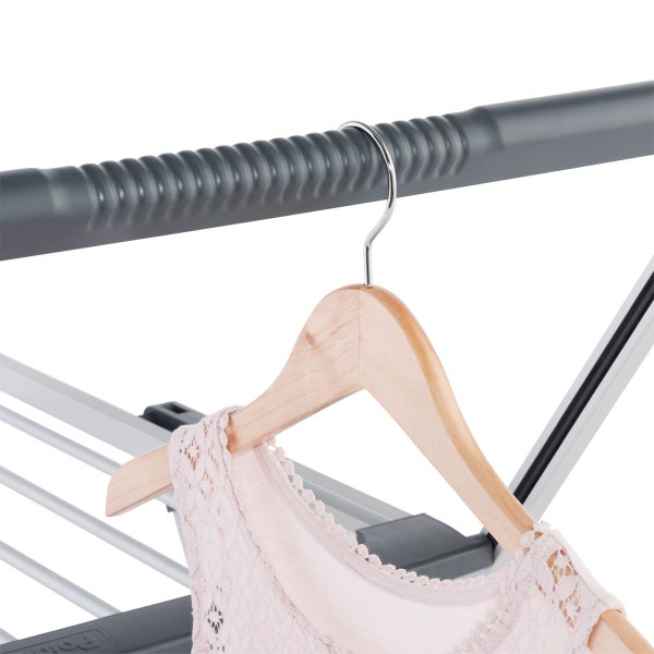 Polder Aluminum Clothes Drying Rack The Container Store