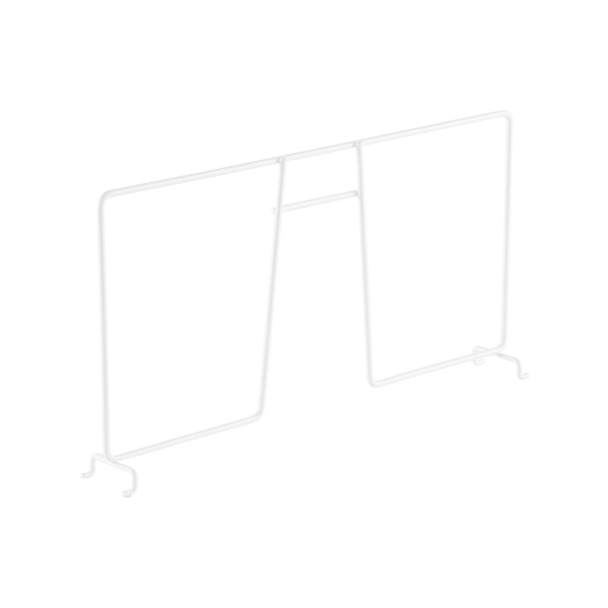 Elfa 16" Ventilated Shelf Divider White