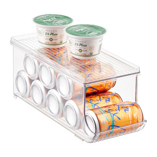 iDesign Linus Fridge Bins Soda Can Organizer with Shelf | The Container ...
