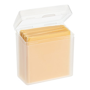 AONUOWE Sliced Cheese Container for Fridge with Lid, 2/4 PCS Sliced Cheese  Container Cheese Slice Storage Box Fridge Organizer Airtight Keeps Food