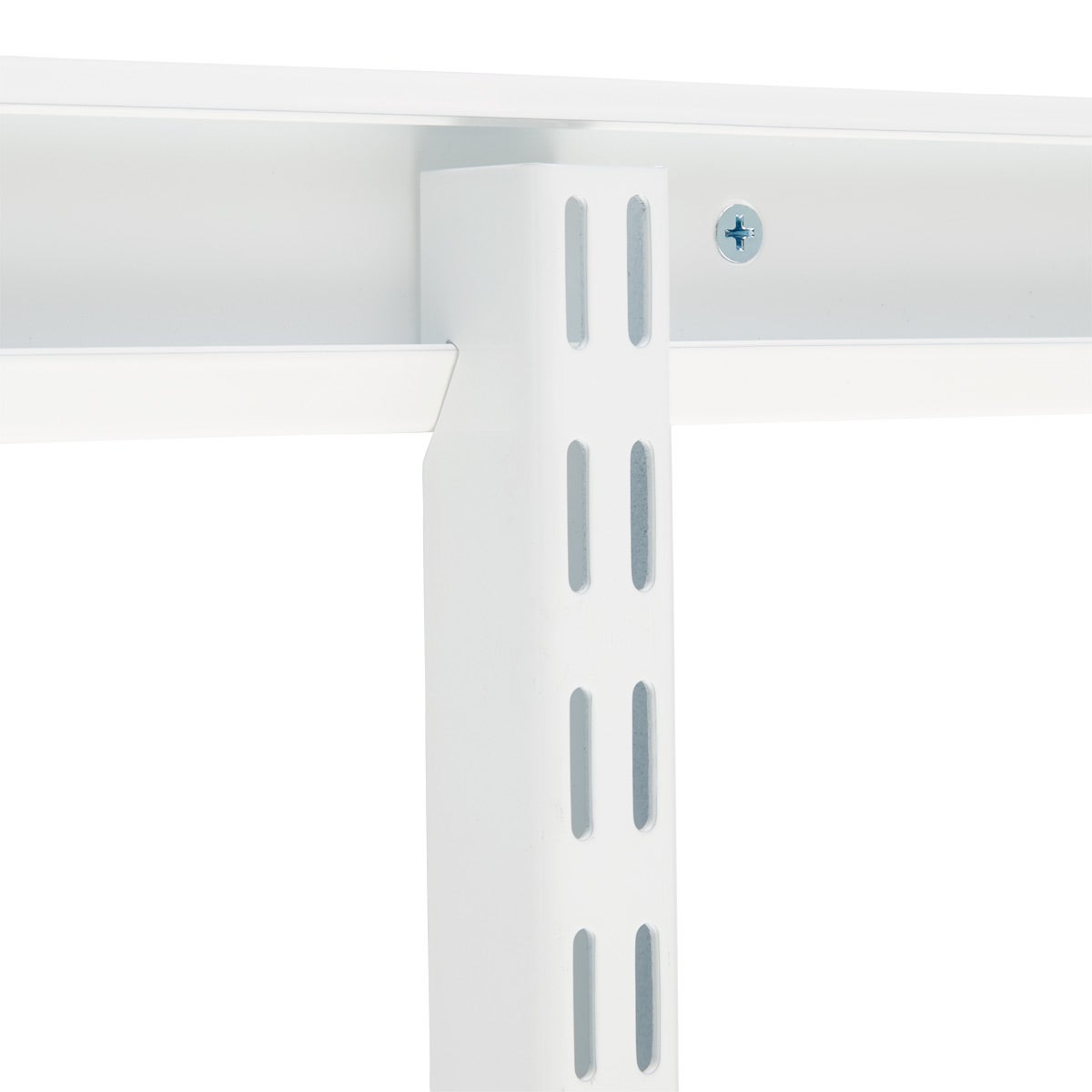DISCONTINUED White Elfa Easy Hang Top Tracks