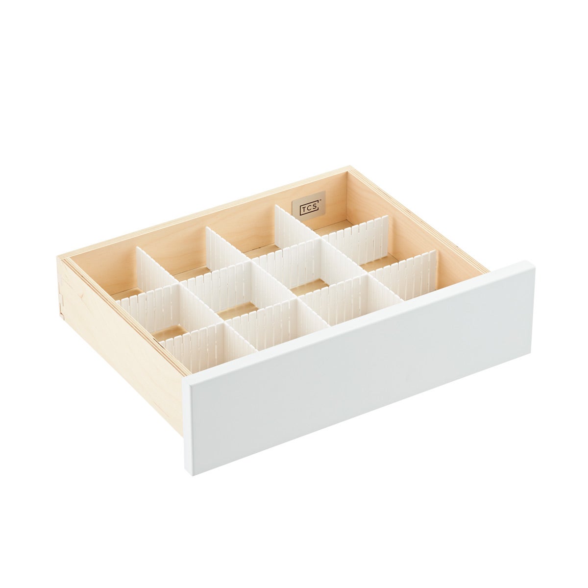 Slotted Interlocking Drawer Organizers