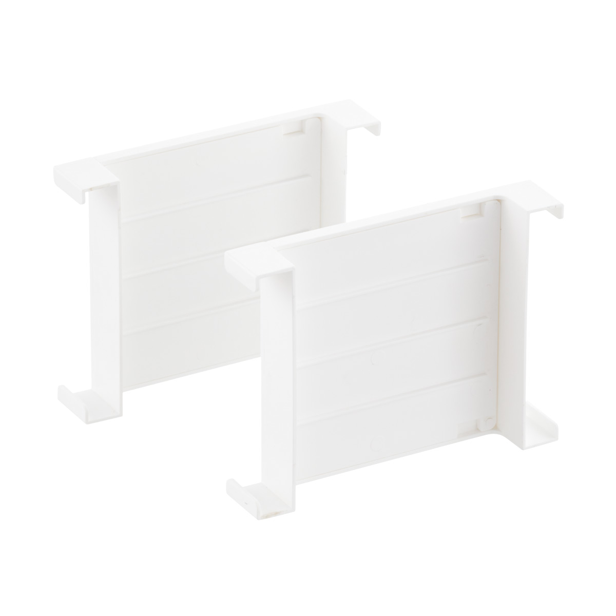 The Container Store Dresser Drawer Dividers White Pkg/2