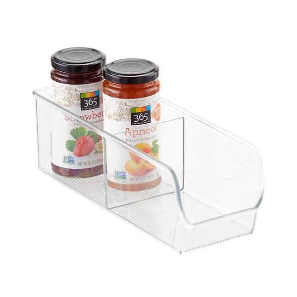 iDesign Linus 2-Section Divided Cabinet Organizer