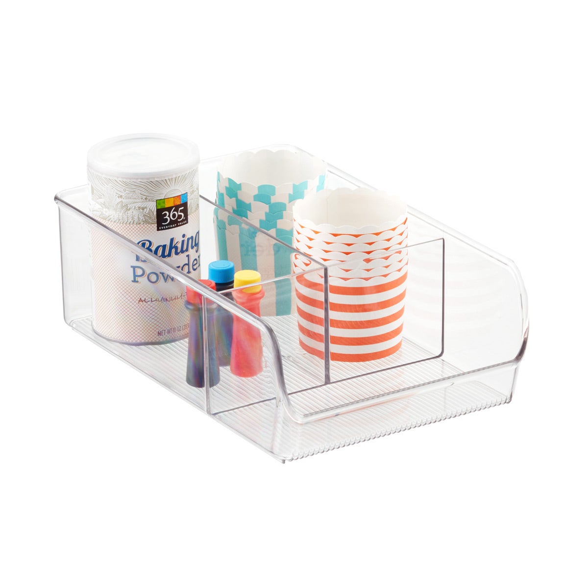 iDesign Linus Wide 3-Section Cabinet Organizer