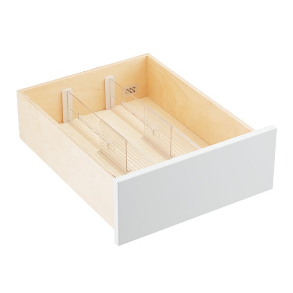 4" Expandable Drawer Dividers The Container Store