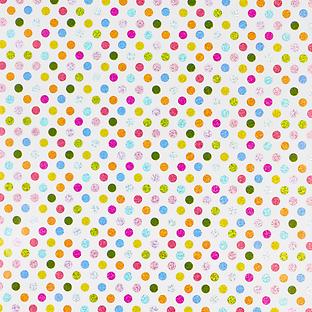 Pop Dots Prismatic Wrapping Paper