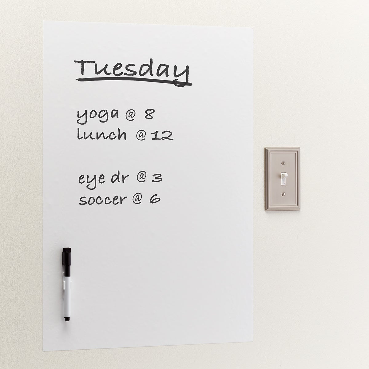Dry Erase Message Board