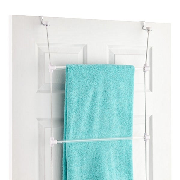 Towel Rack Bungee Overdoor Towel Rack by Umbra The Container Store