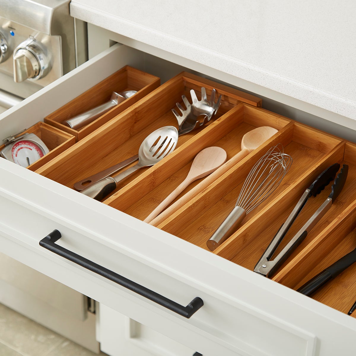 Bamboo Kitchen Drawer Starter Kit  The Container Store