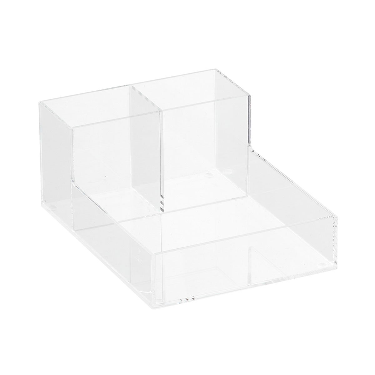 Luxe Cosmetic & Brush Organizer Clear